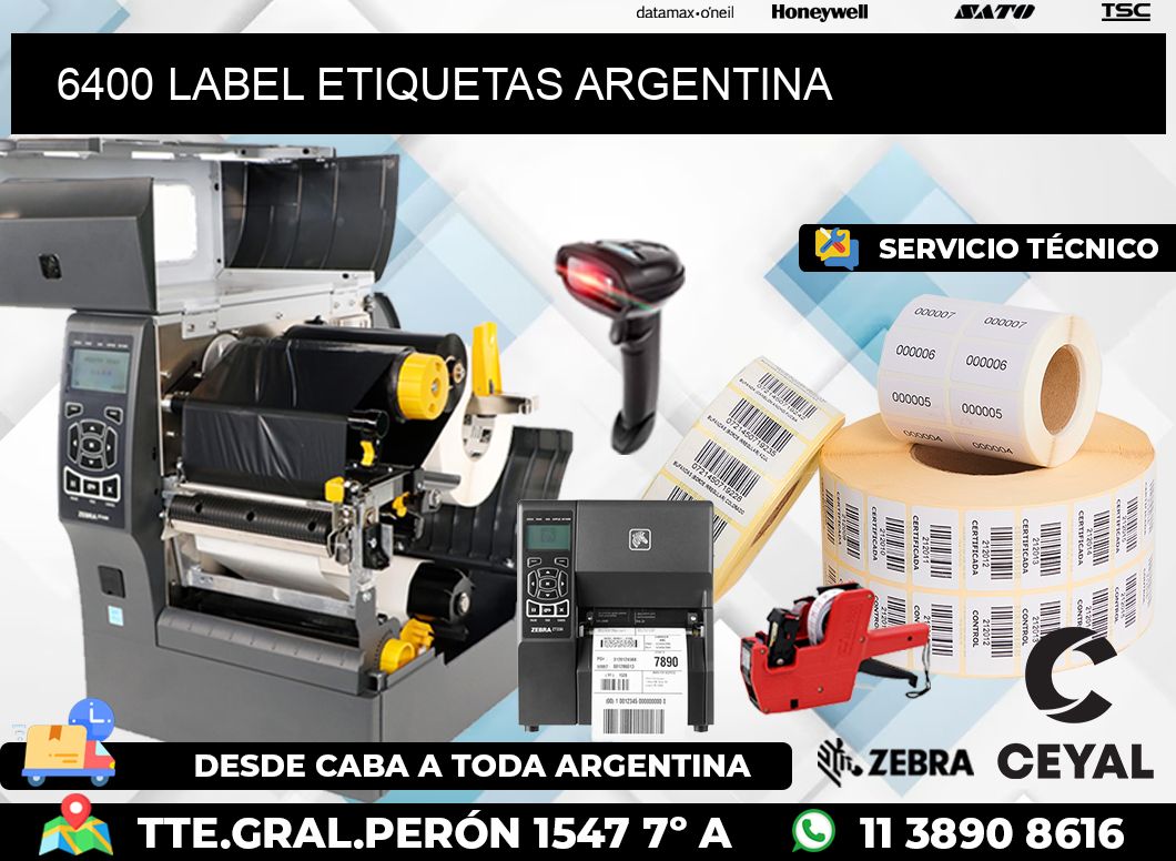 6400 LABEL ETIQUETAS ARGENTINA
