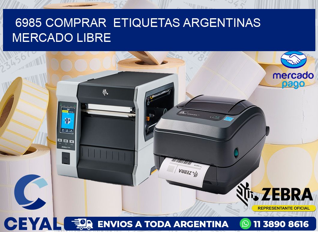 6985 COMPRAR  ETIQUETAS ARGENTINAS MERCADO LIBRE