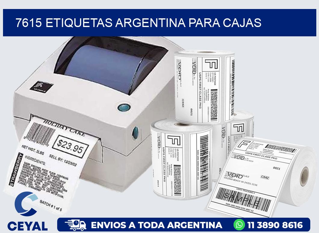 7615 ETIQUETAS ARGENTINA PARA CAJAS