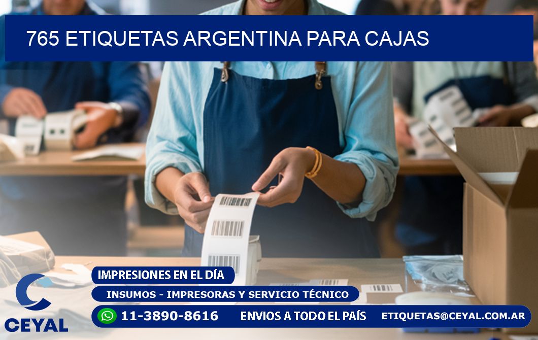 765 ETIQUETAS ARGENTINA PARA CAJAS