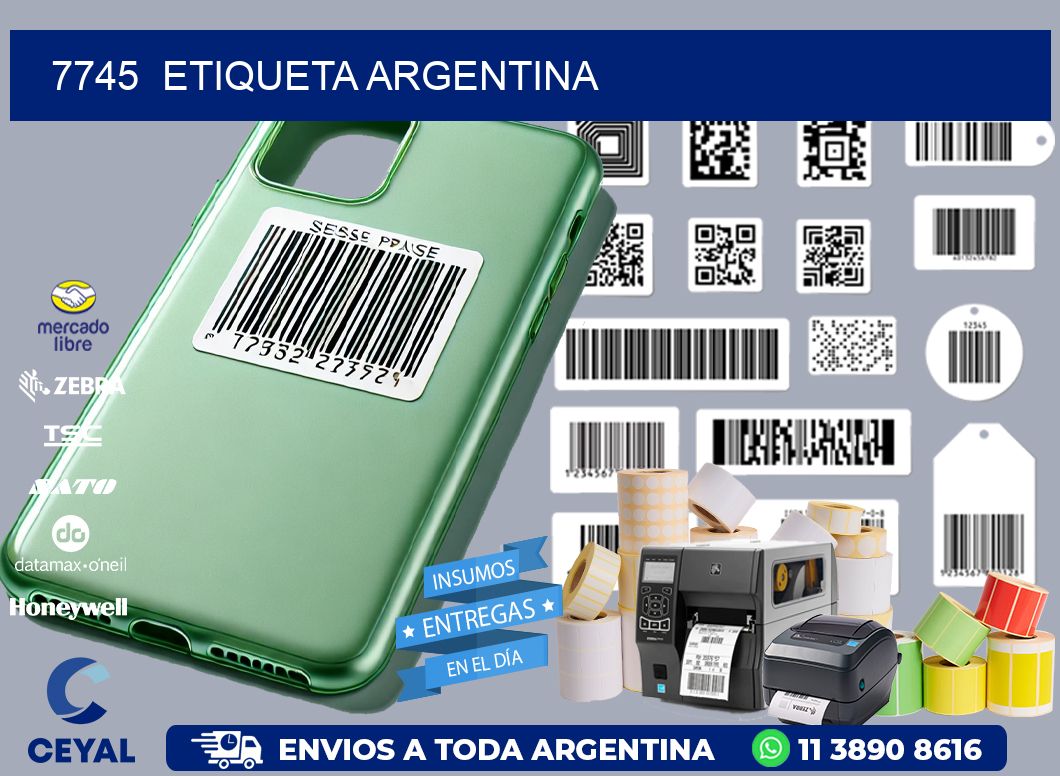 7745  ETIQUETA ARGENTINA