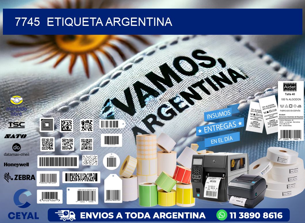7745  ETIQUETA ARGENTINA