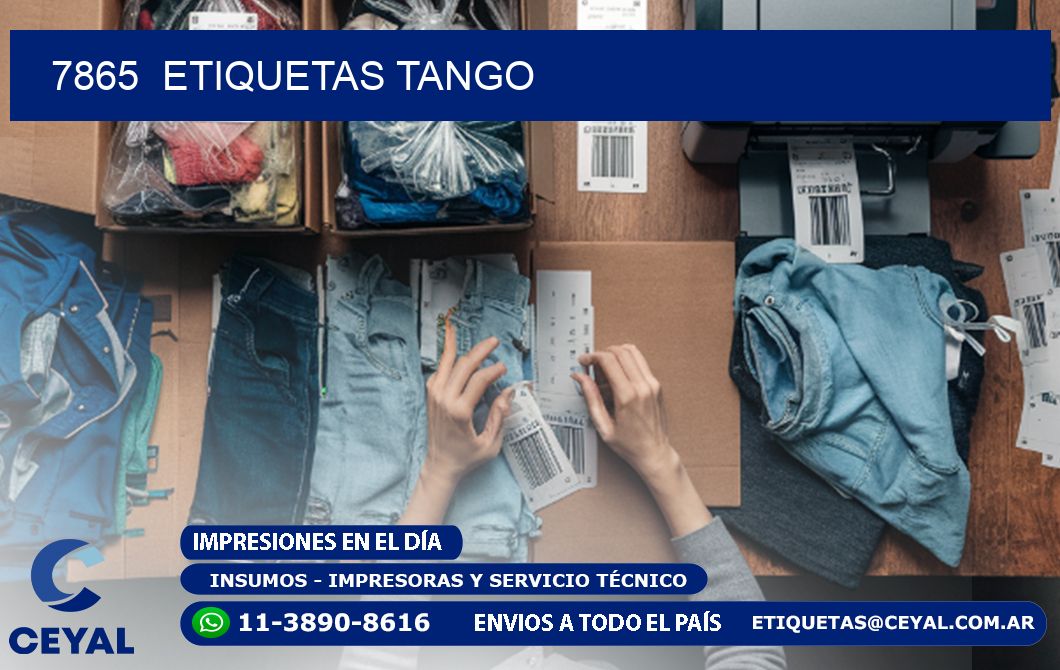 7865  ETIQUETAS TANGO