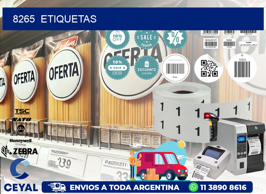 8265  ETIQUETAS
