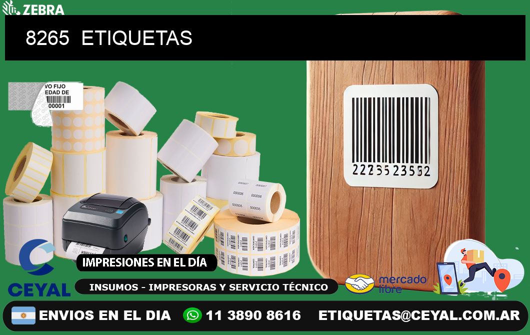8265  ETIQUETAS