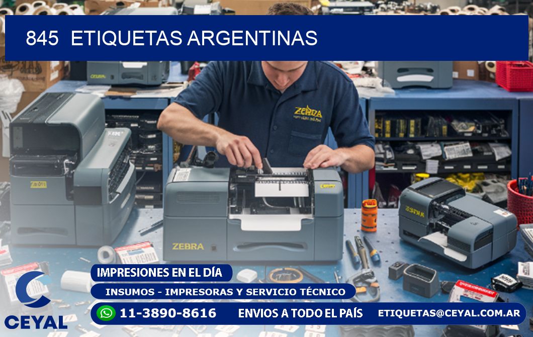 845 ETIQUETAS ARGENTINAS