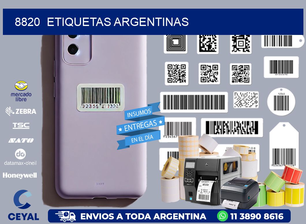 8820  ETIQUETAS ARGENTINAS