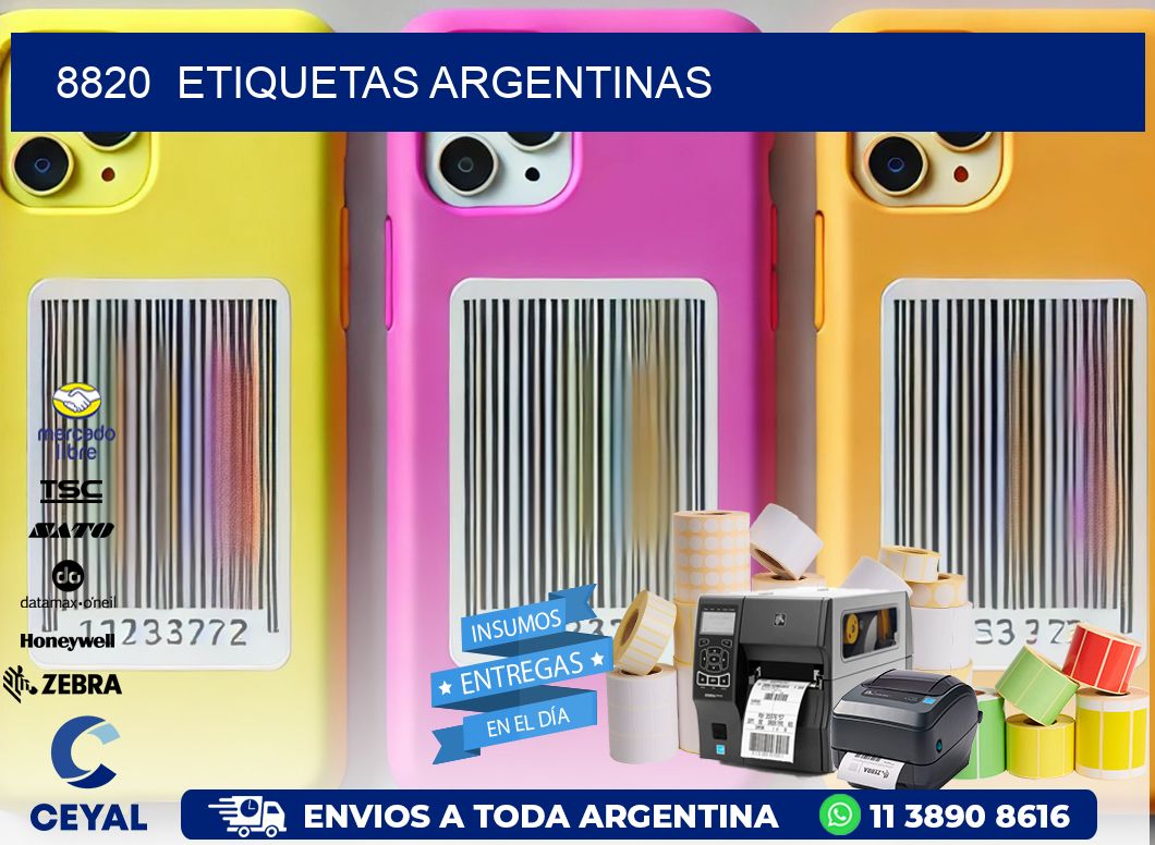 8820  ETIQUETAS ARGENTINAS