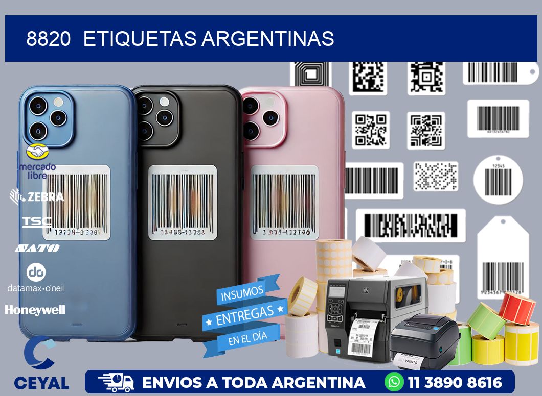 8820  ETIQUETAS ARGENTINAS