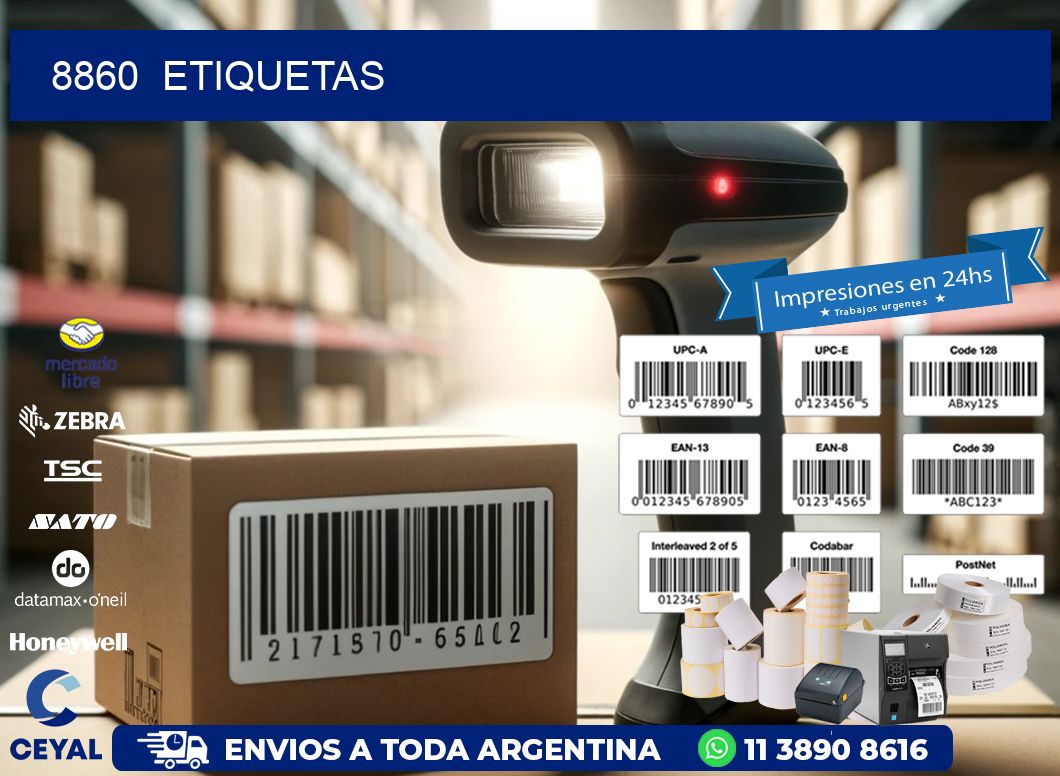 8860  ETIQUETAS