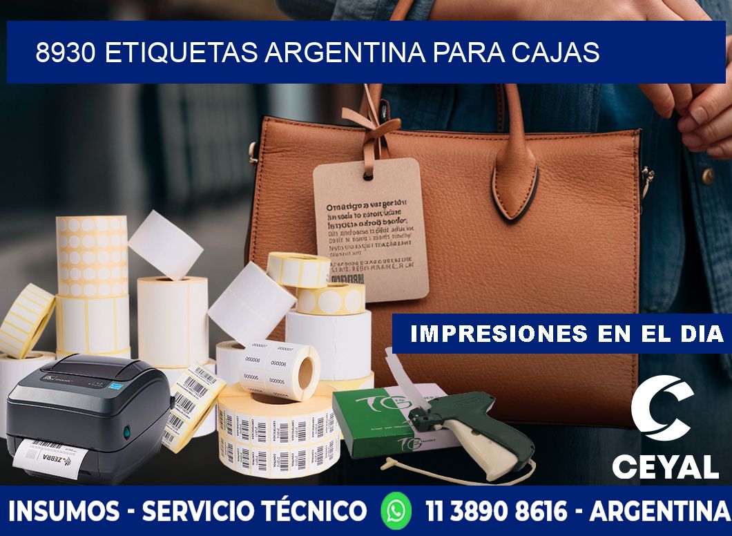 8930 ETIQUETAS ARGENTINA PARA CAJAS
