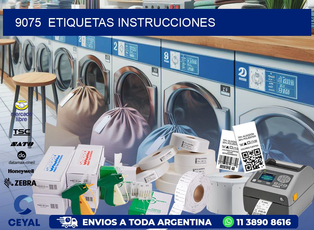 9075  ETIQUETAS INSTRUCCIONES