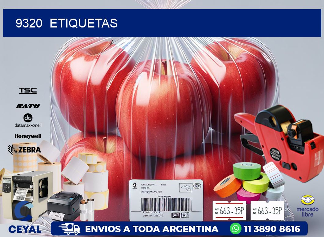 9320  ETIQUETAS