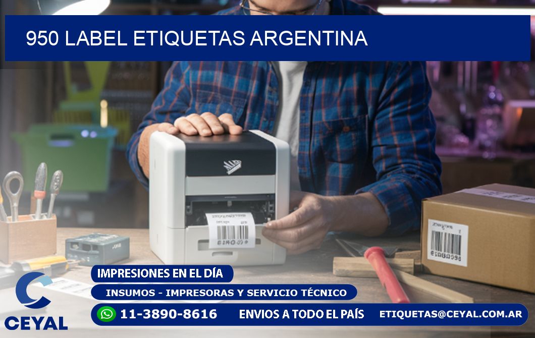 950 LABEL ETIQUETAS ARGENTINA