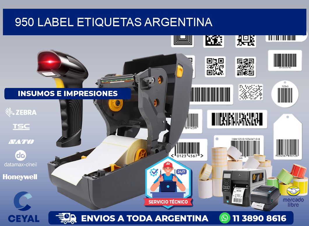 950 LABEL ETIQUETAS ARGENTINA