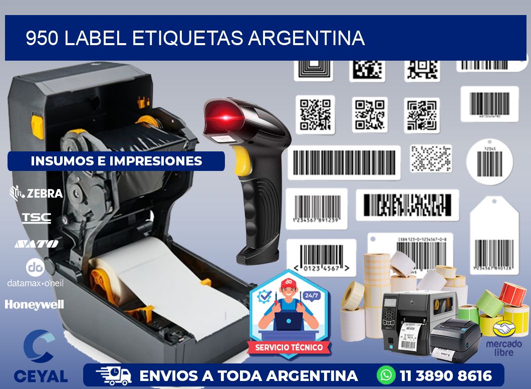 950 LABEL ETIQUETAS ARGENTINA
