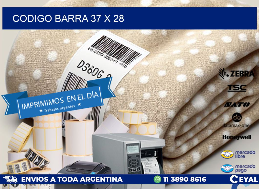 CODIGO BARRA 37 x 28