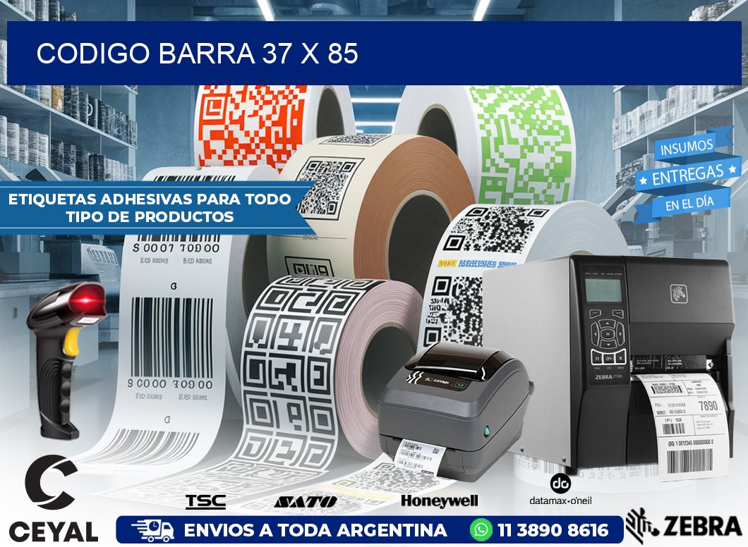 CODIGO BARRA 37 x 85