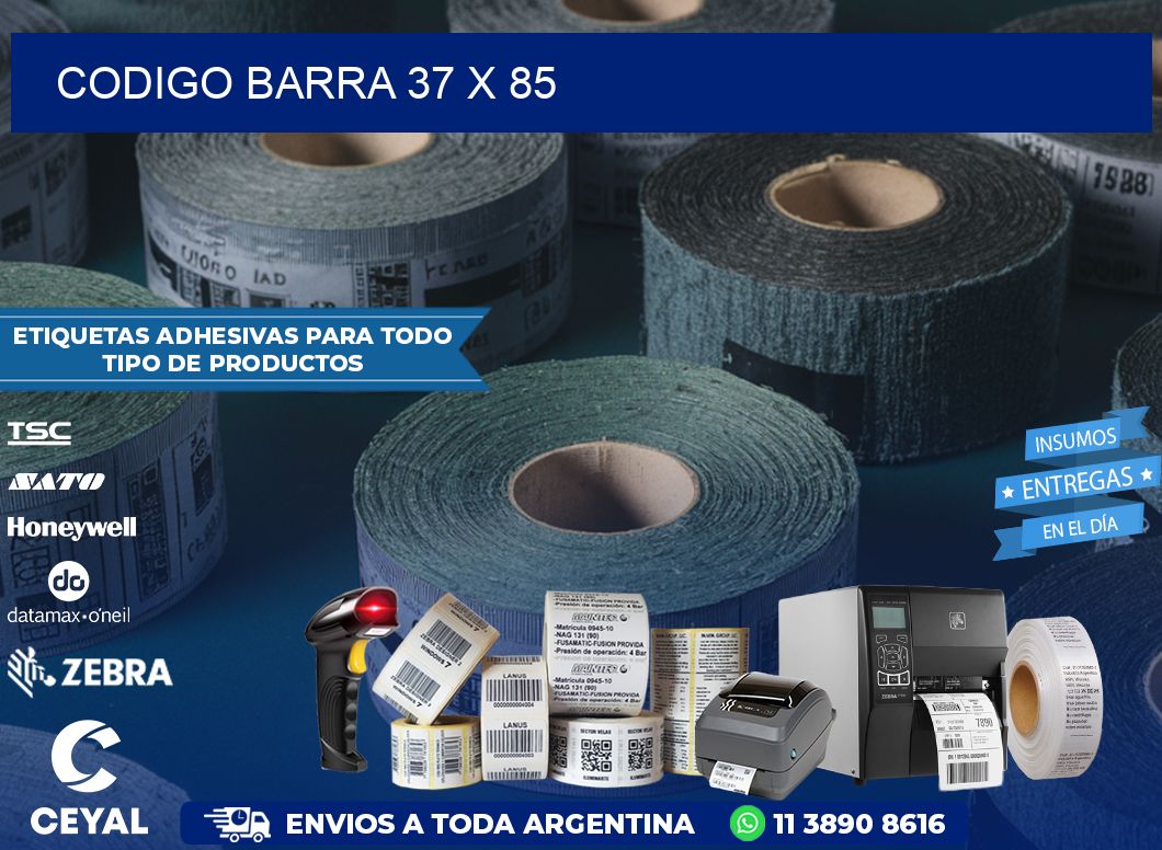 CODIGO BARRA 37 x 85