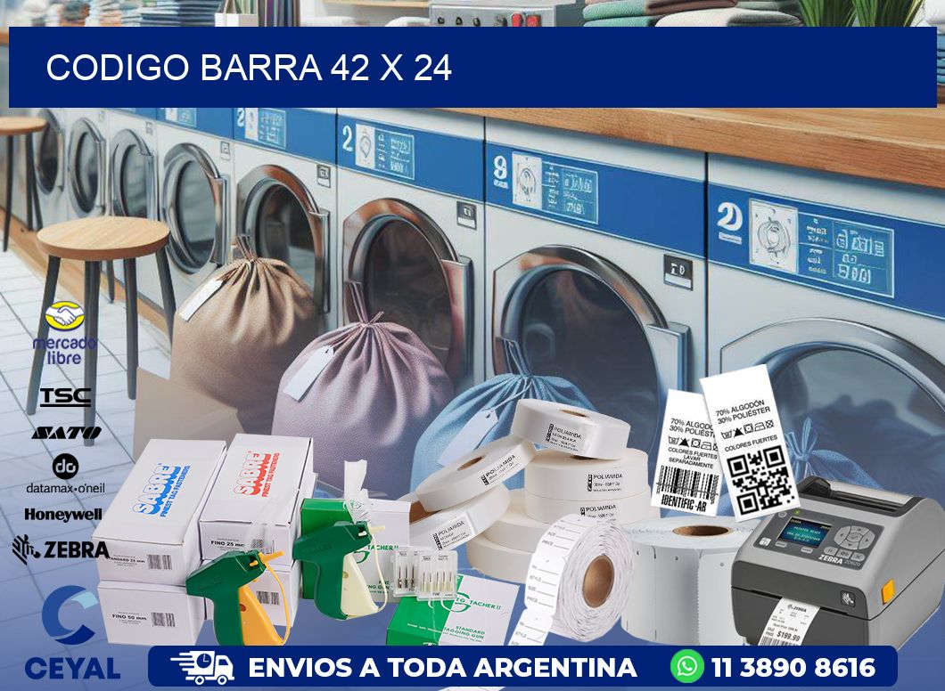 CODIGO BARRA 42 x 24
