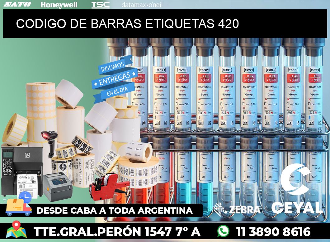 CODIGO DE BARRAS ETIQUETAS 420