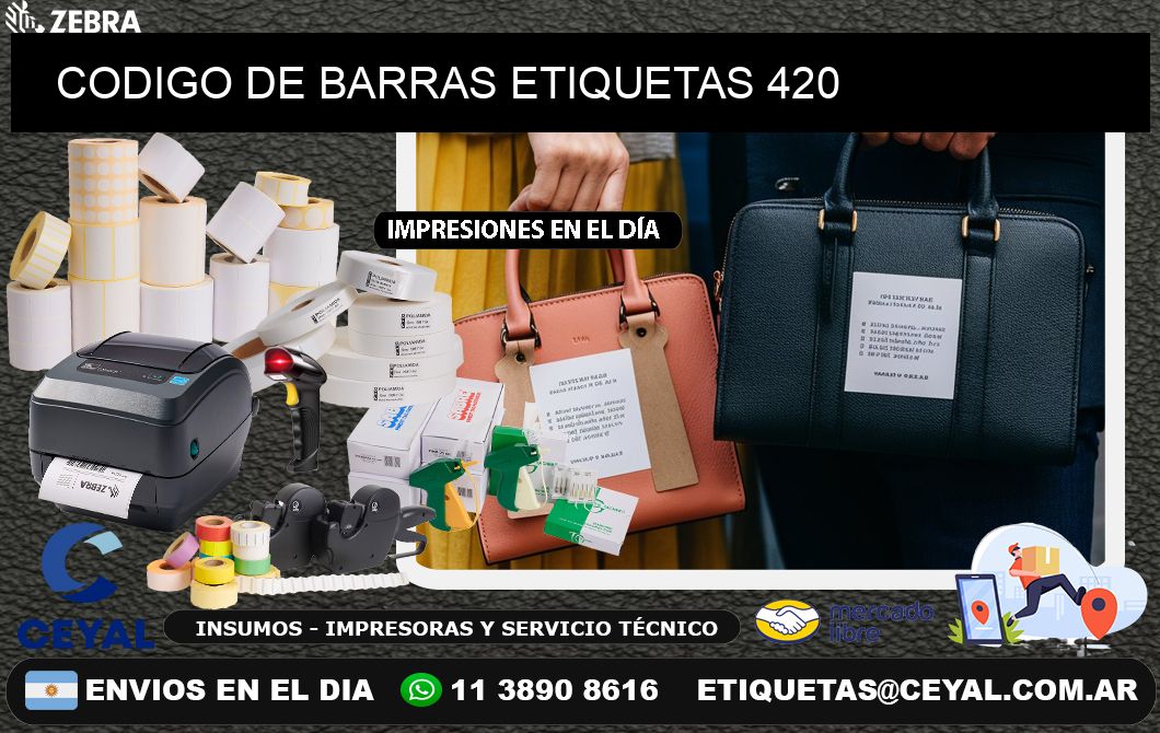 CODIGO DE BARRAS ETIQUETAS 420