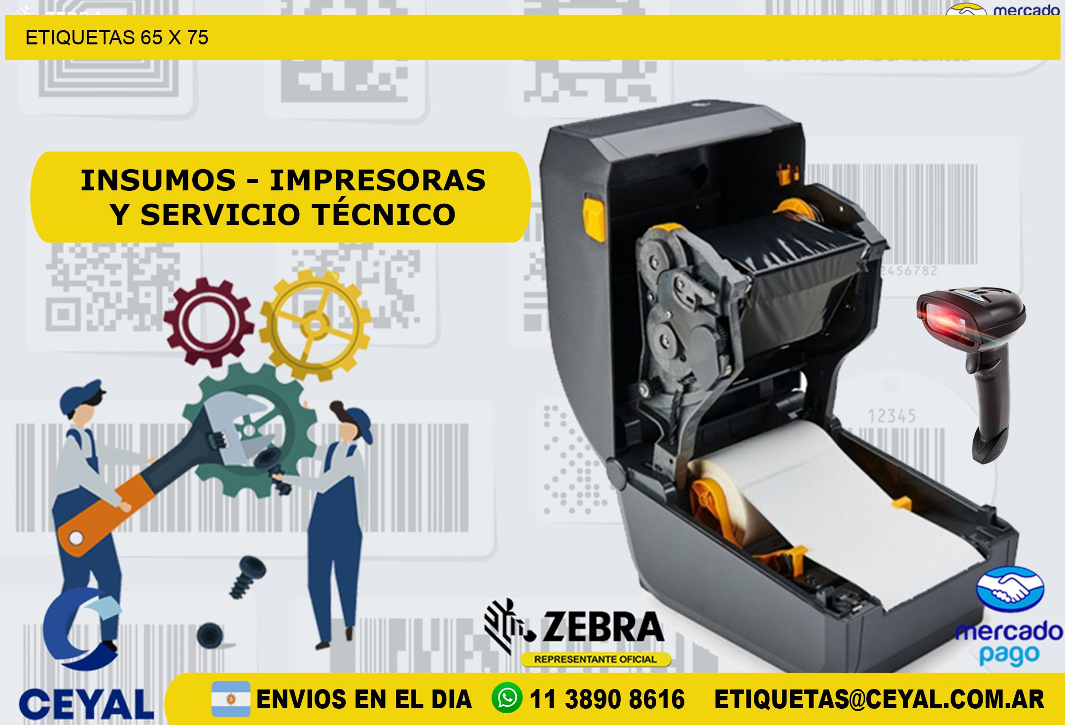 ETIQUETAS 65 x 75