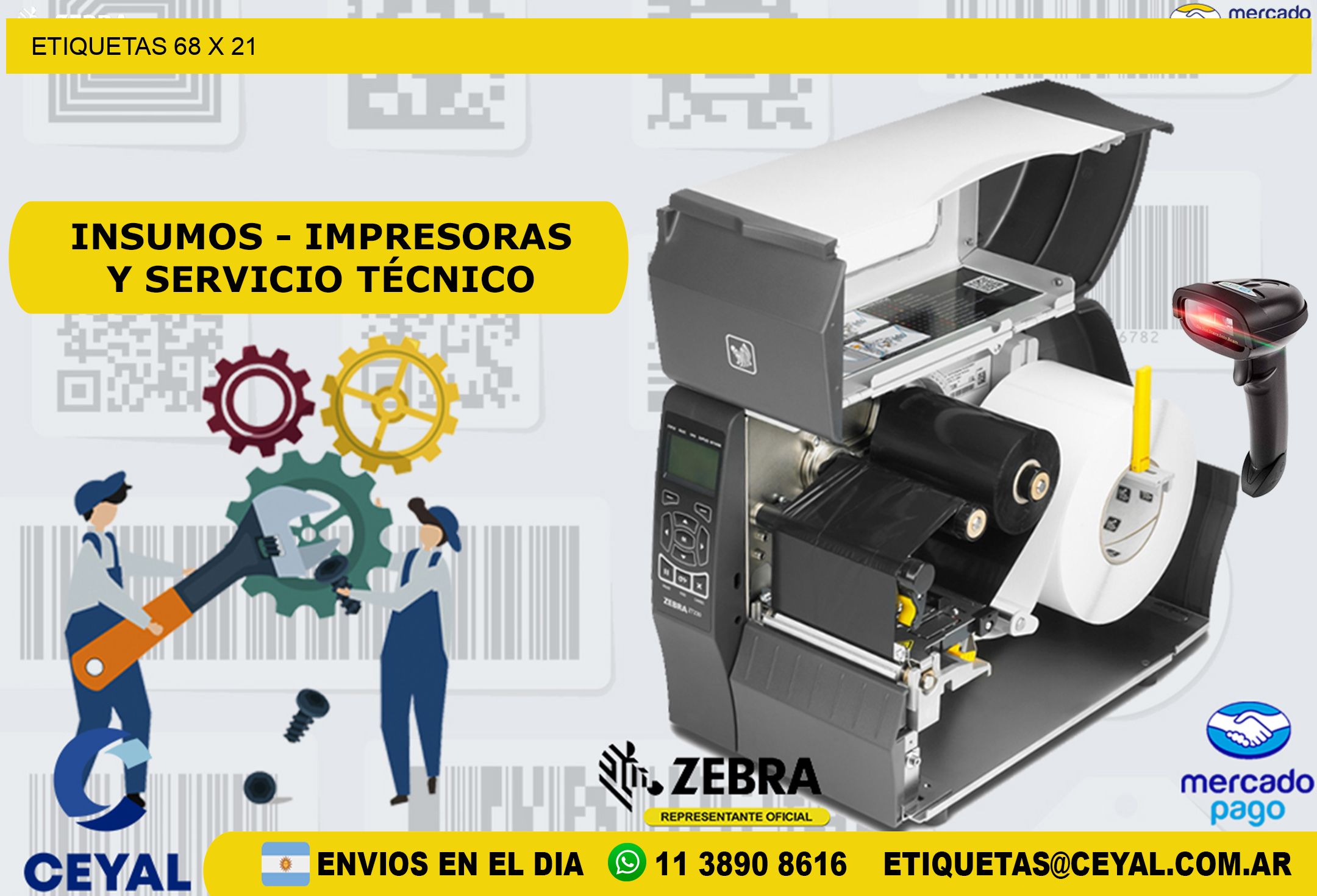 ETIQUETAS 68 x 21