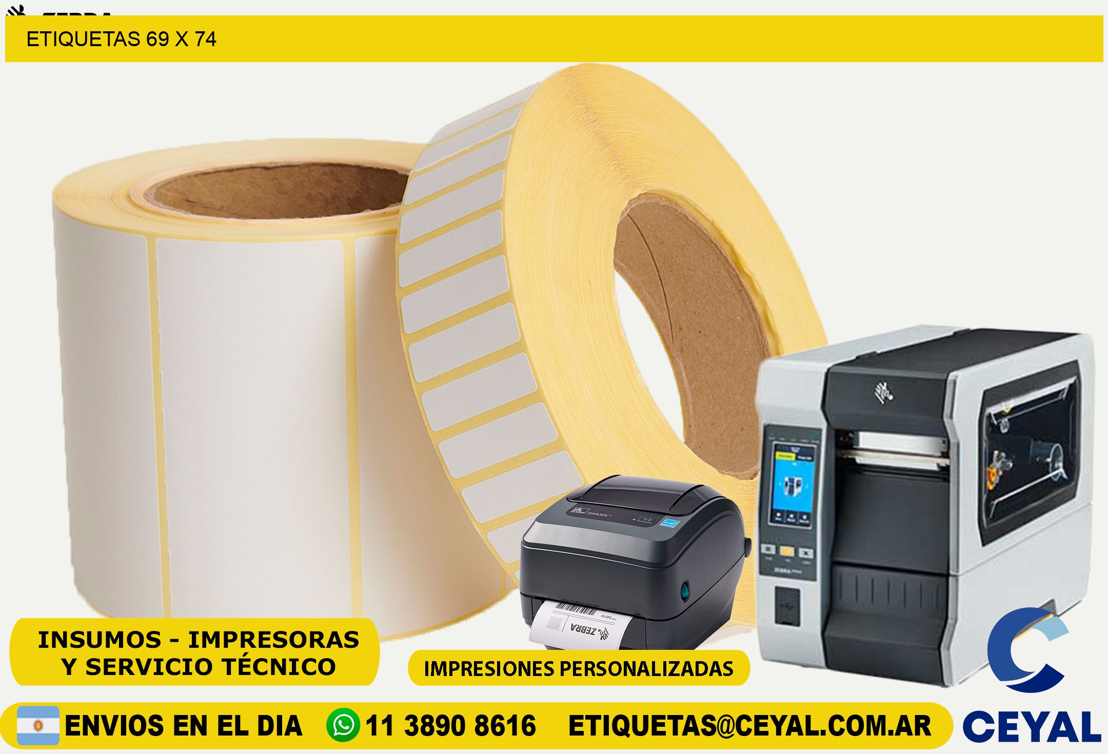 ETIQUETAS 69 x 74
