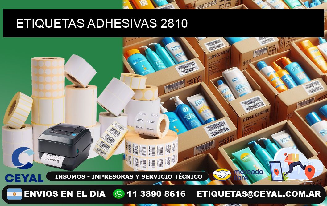 ETIQUETAS ADHESIVAS 2810