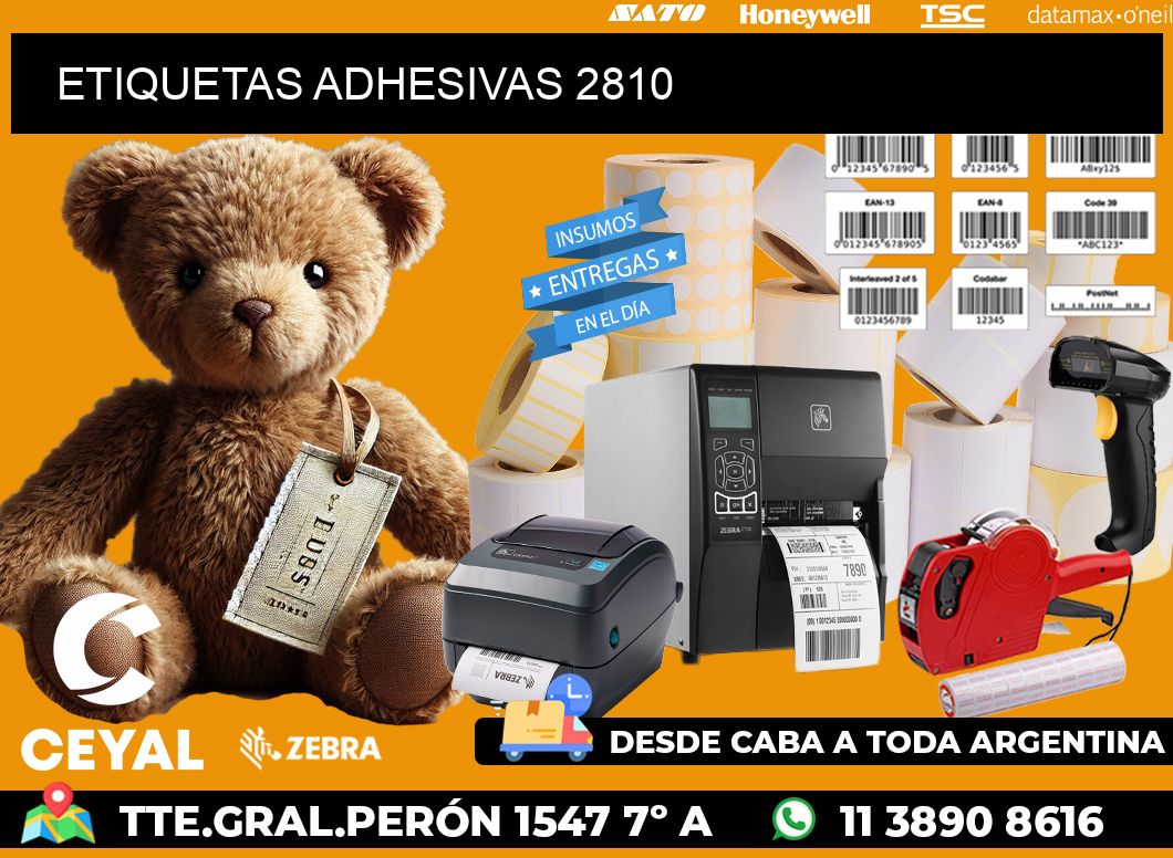 ETIQUETAS ADHESIVAS 2810