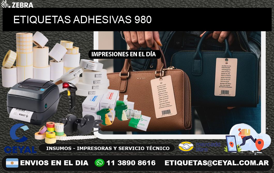 ETIQUETAS ADHESIVAS 980