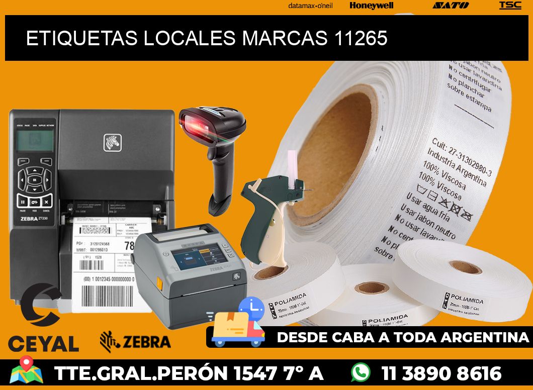 ETIQUETAS LOCALES MARCAS 11265