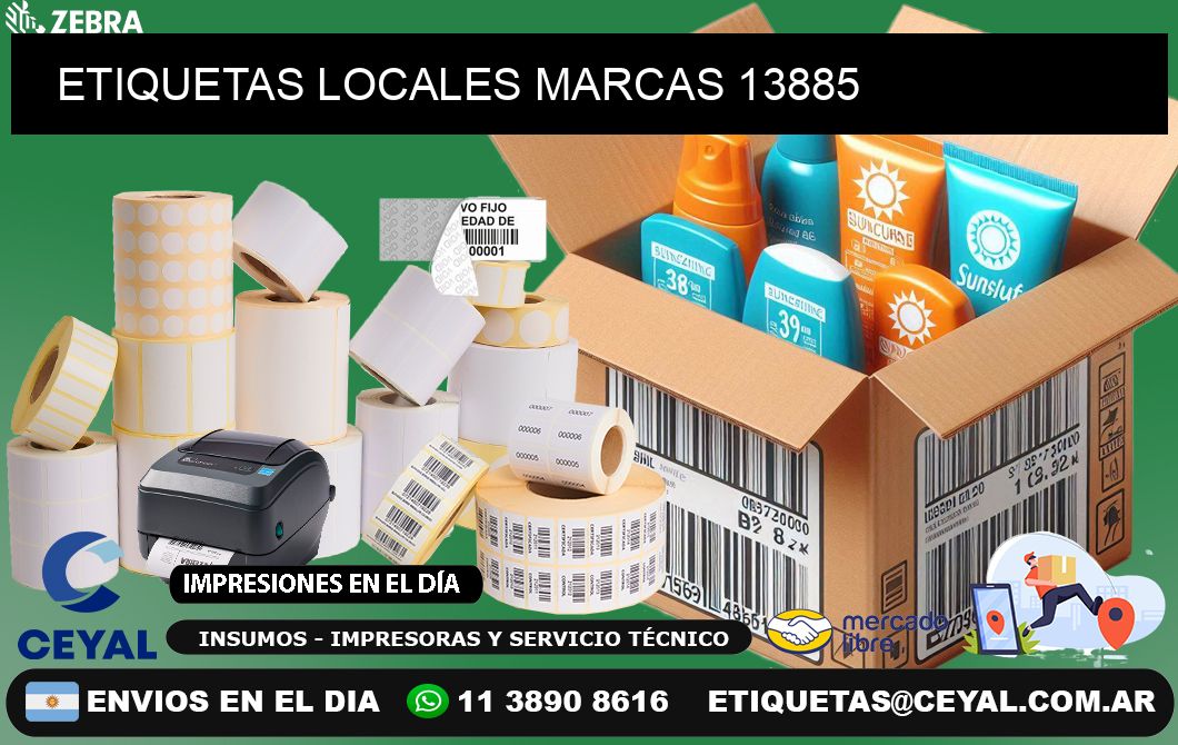 ETIQUETAS LOCALES MARCAS 13885