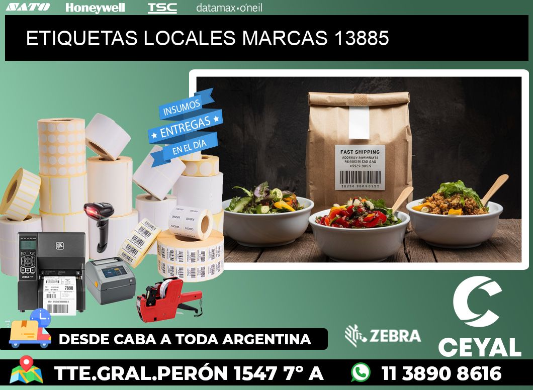 ETIQUETAS LOCALES MARCAS 13885