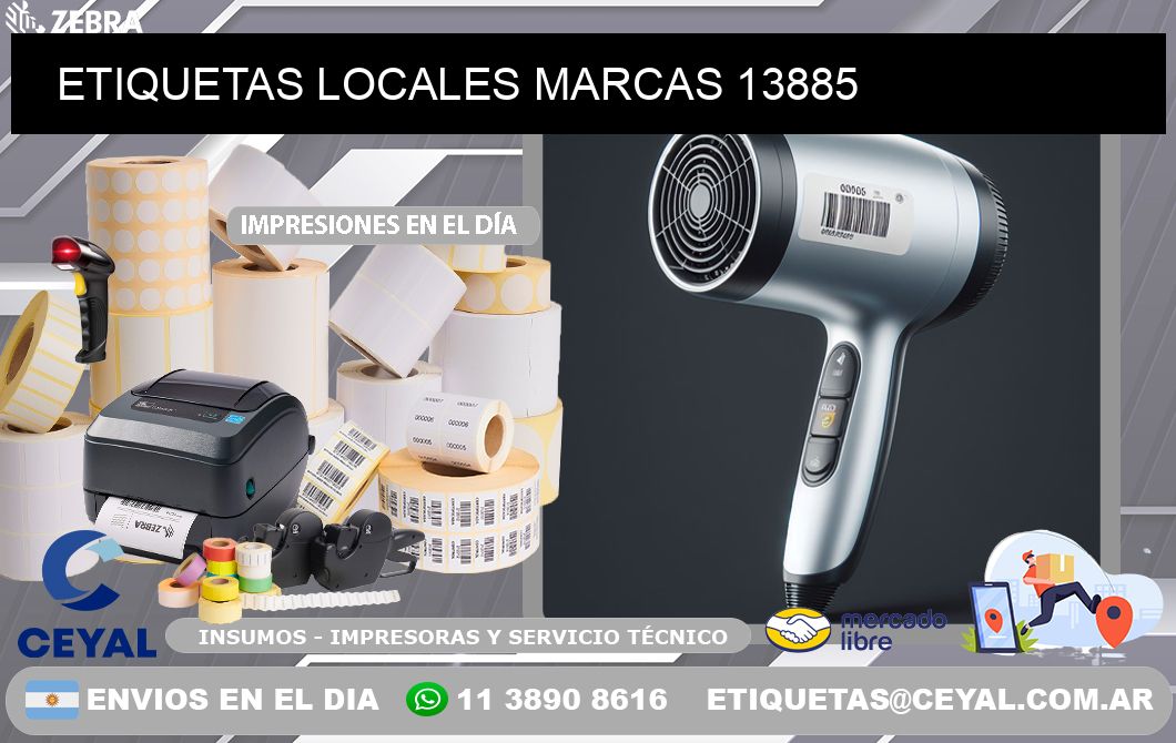 ETIQUETAS LOCALES MARCAS 13885