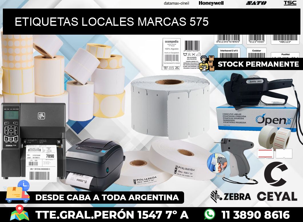 ETIQUETAS LOCALES MARCAS 575