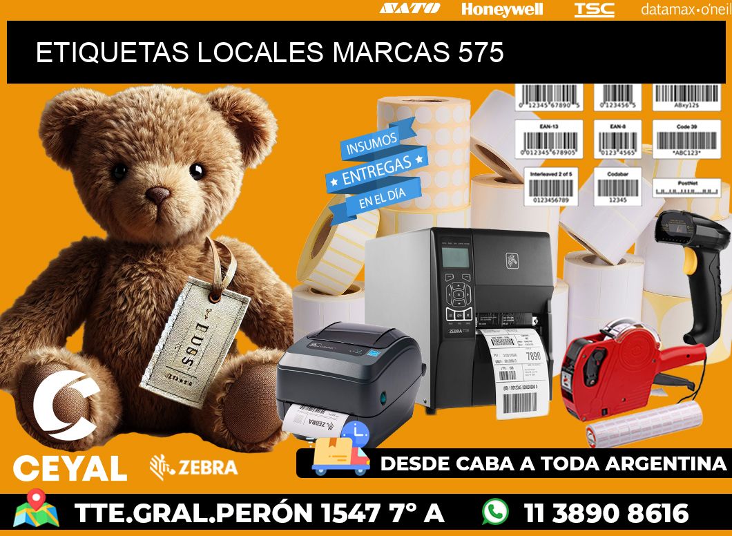 ETIQUETAS LOCALES MARCAS 575