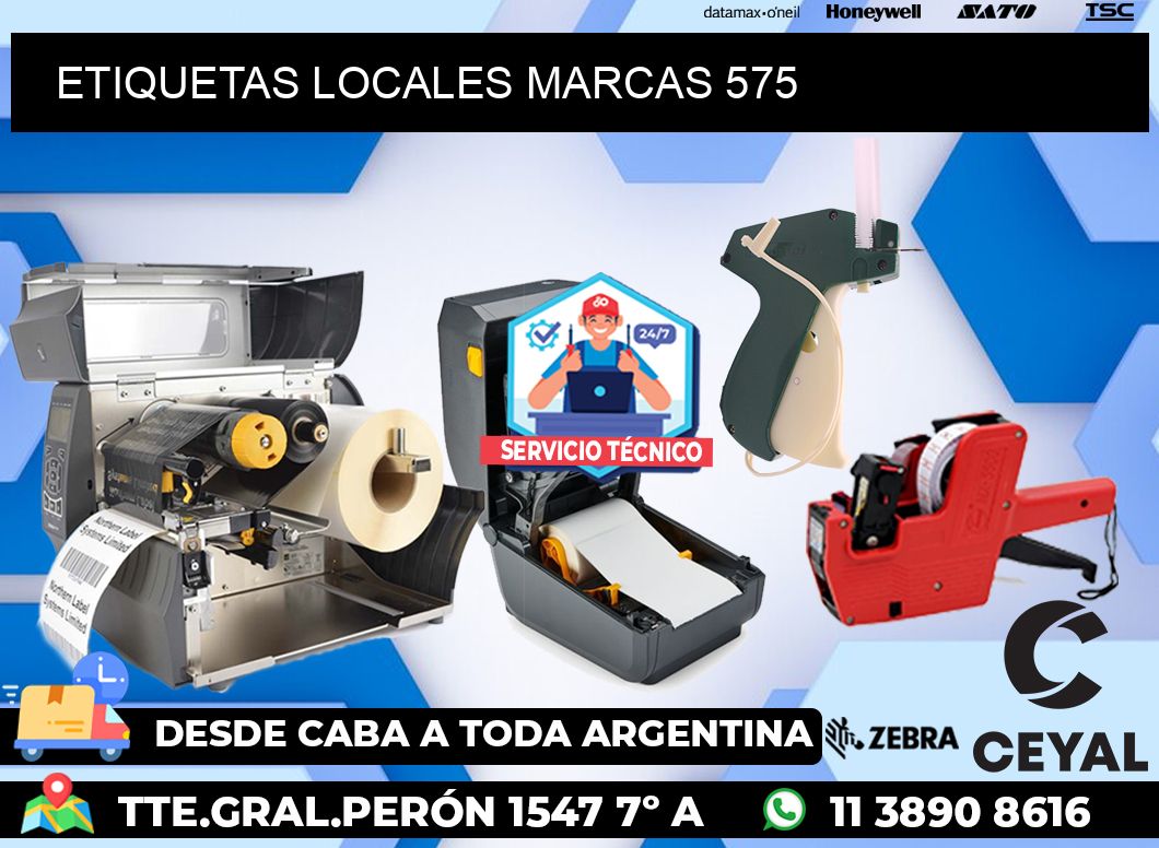 ETIQUETAS LOCALES MARCAS 575