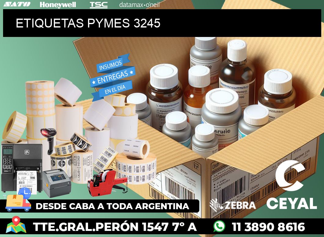 ETIQUETAS PYMES 3245