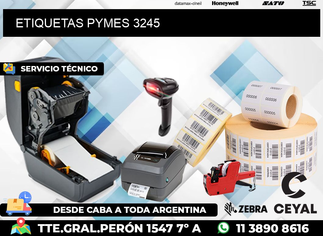 ETIQUETAS PYMES 3245