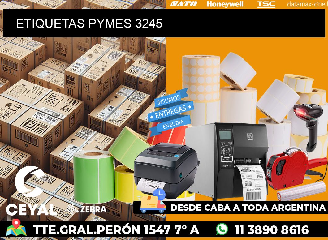 ETIQUETAS PYMES 3245