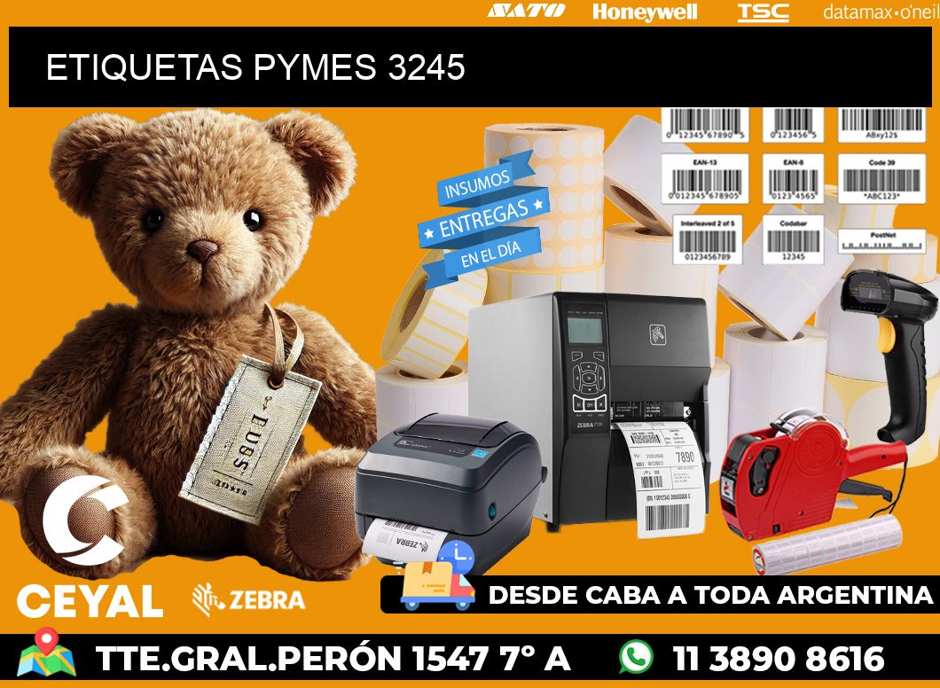 ETIQUETAS PYMES 3245