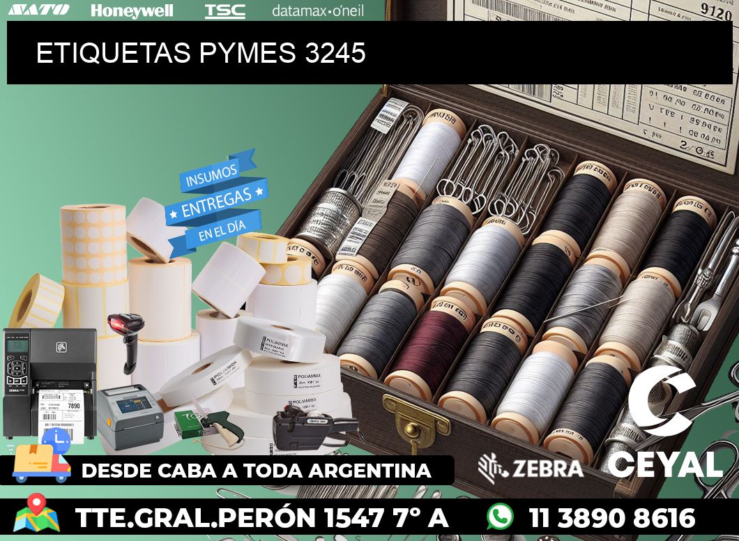 ETIQUETAS PYMES 3245
