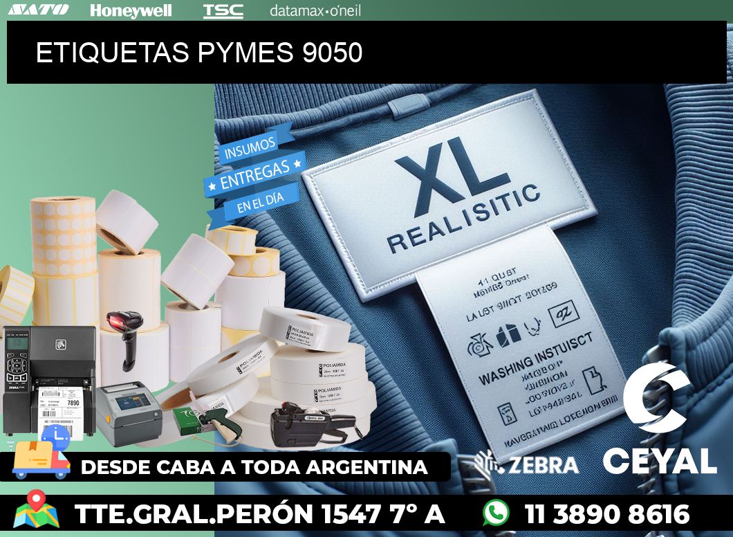 ETIQUETAS PYMES 9050