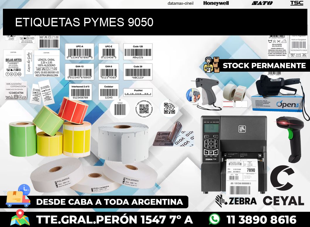 ETIQUETAS PYMES 9050