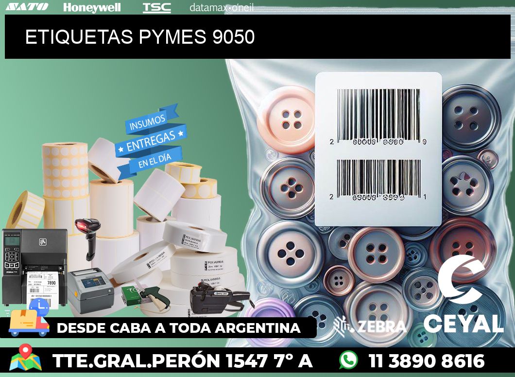 ETIQUETAS PYMES 9050