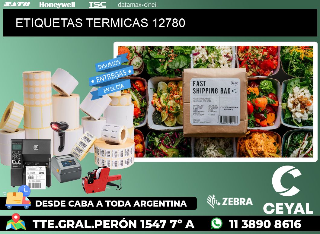 ETIQUETAS TERMICAS 12780