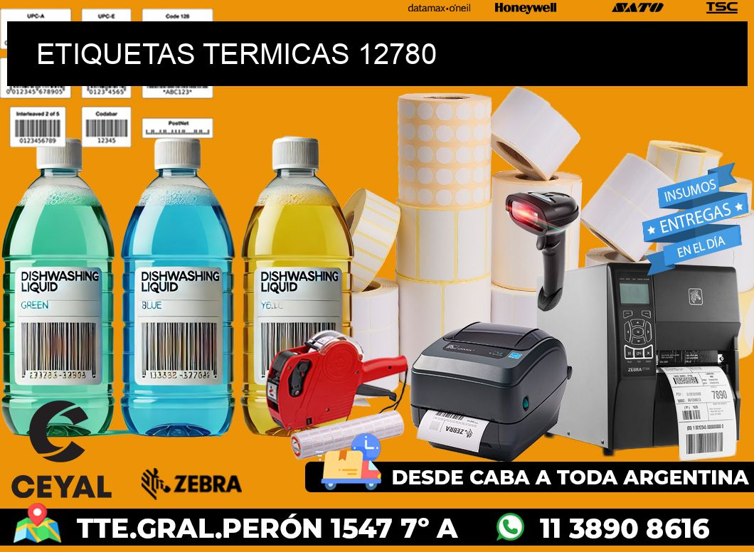 ETIQUETAS TERMICAS 12780