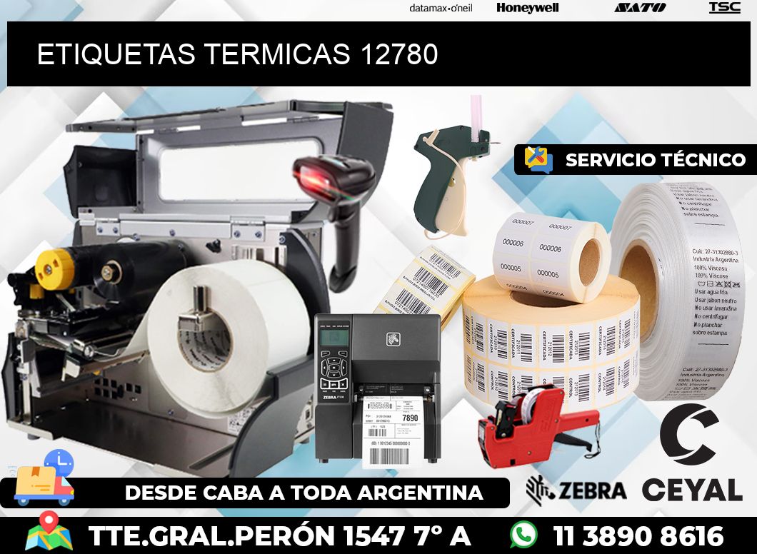 ETIQUETAS TERMICAS 12780
